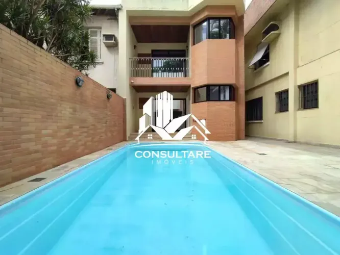 Casa Residencial ou Comercial para Locação no Gonzaga 480 m², Piscina, Espaço Gourmet e 1