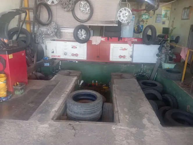 Vendo oficina de alinhamento balanceamento com venda de pneus usados concerto mecânica em 