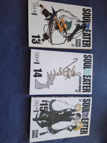 Soul Eater volumes 13, 14 e 15