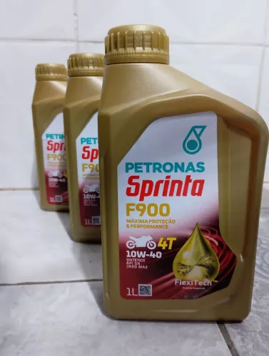 Óleo para moto 100% sintético 10w 40 petronas 