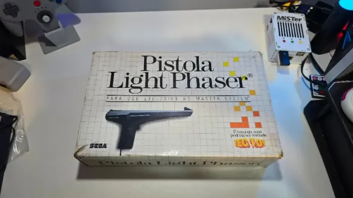 Light Phaser de Master System original Tectoy na caixa funcionando 100%