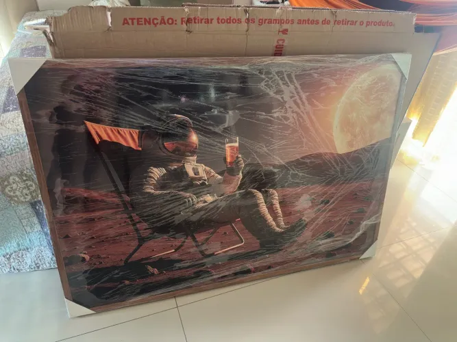 Quadro astronauta novo 