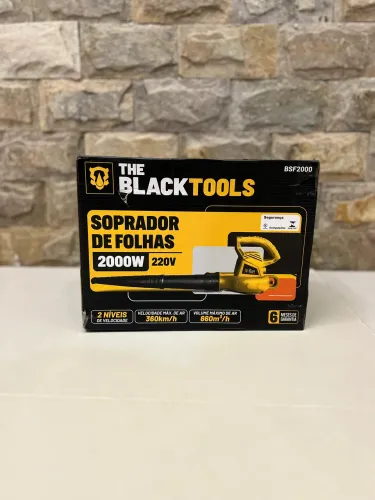 Soprador De Folhas E Resíduos Elétrico 2000w Para Jardim Bsf2000 The Black Tools