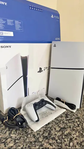 Ps5 slim 1 TB mídia física + 1 jogo