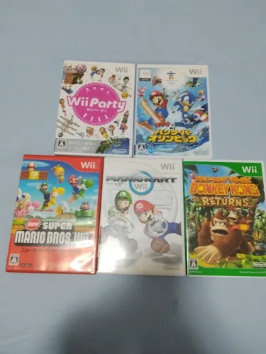 Lote Jogos Nintendo Wii (JNP)
