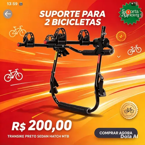 Suporte para bicicleta
