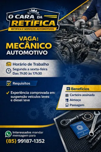 Vaga para mecânico