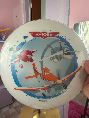 Luminária Plafon Aviões Disney marca Startec /Novo