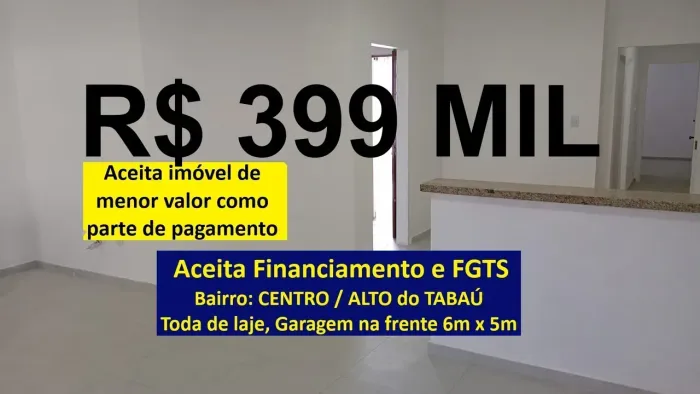 Casa de "LAJE" fase Final de Reforma: entre a Vila Militar X Centro X Praça da Bíblia