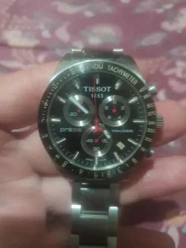 Tissot funcionando perfeitamente todo em aço inox chronografo