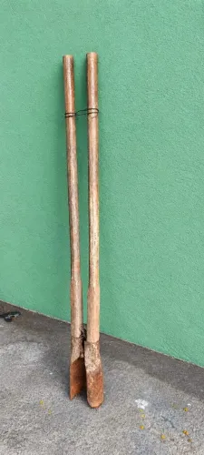 Cavadeira Articulada de Madeira - Rústica e Resistente