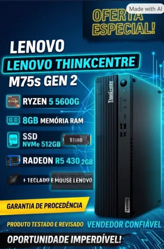 Ryzen 5 5000g 8GB 512 ssd placa de vídeo