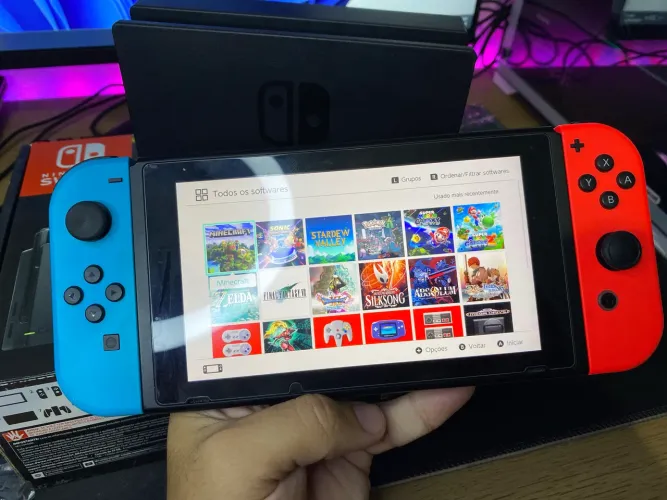 Nintendo Switch v2 Desbloqueado Chip