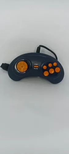 Controle mega drive azul original funcionando 