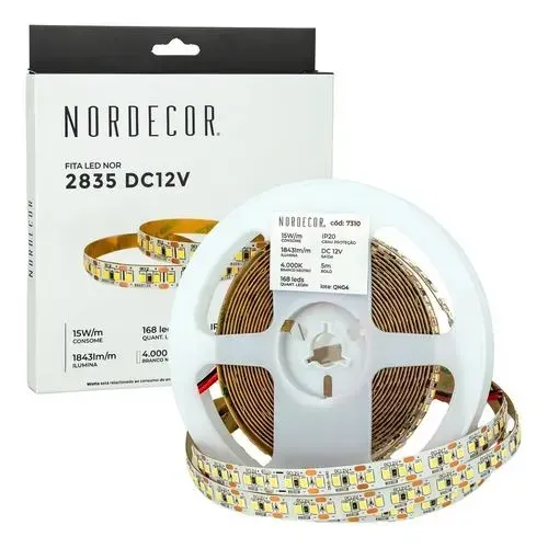 3 metros de fita LED branco neutro 12v
