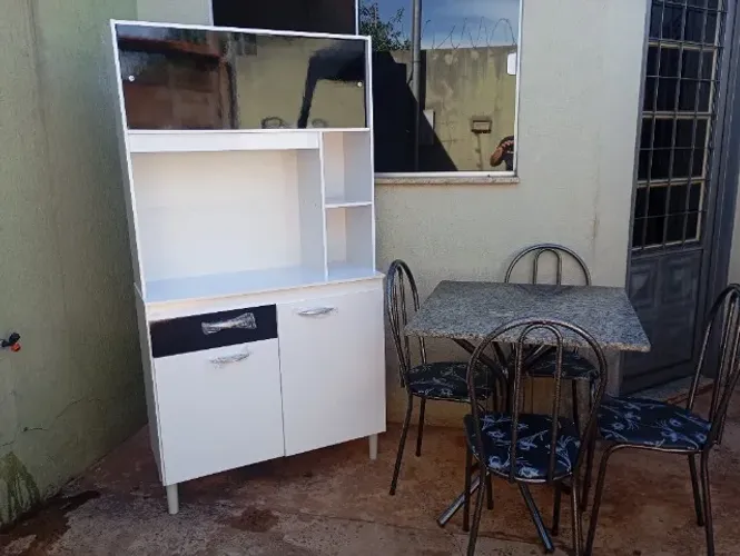 Armário + Mesa Combo Novo Entrega Grátis