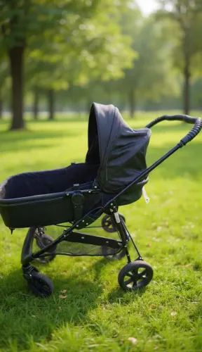 Carrinho de Bebê Galzerano Modelo Moisés + Bebê Conforto