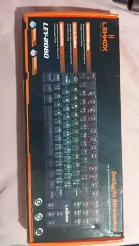 Teclado Lehmox mecânico lacrado