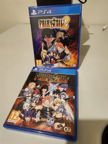 Fairy Tail 1 e 2 Disco Ps4 - Estado de Novos