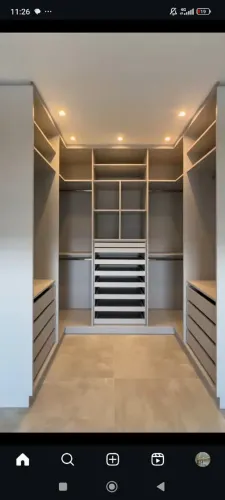 Closet projetado de gesso