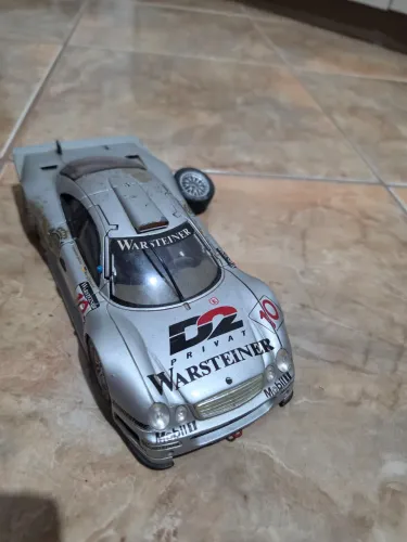 Miniatura CLK-LM Warsteiner #10 Maisto 1:18 - PARA RESTAURAÇÃO