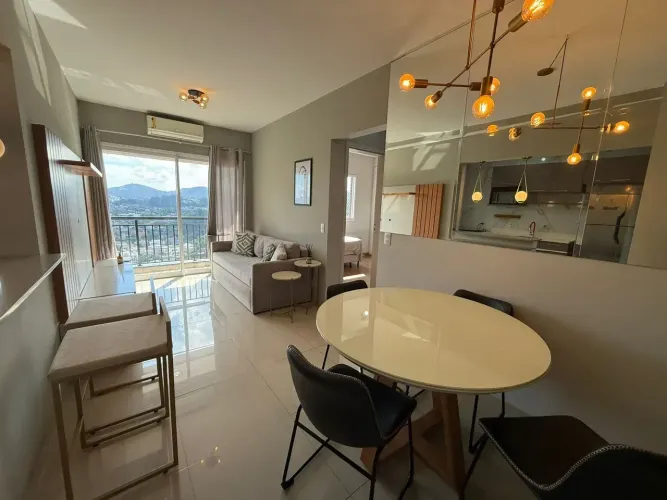 APARTAMENTO PARA LOCAÇÃO COM 65M² - 2 QUARTOS - MOBILIADO - 18 DO FORTE/ALPHAVILLE - BARUE