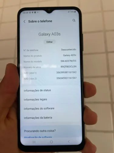Celular Samsung A03S