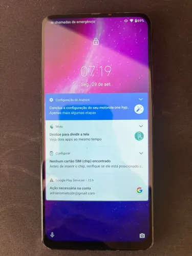 Motorola One Hyper 128GB - Aparelho com marcas de uso, preço baixo