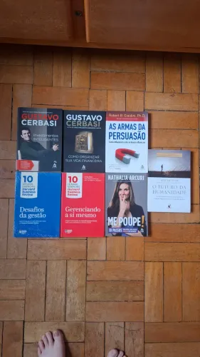Livros de finanças: Me poupe, gestão financeira, investimentos, persuasão...