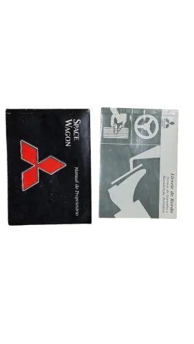 Kit manual do proprietário Mitsubishi Space Wagon- original <br>