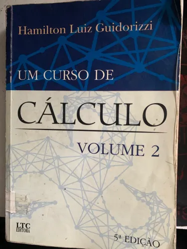 Livro Um curso de Cálculo Vol.2 Guidorizzi