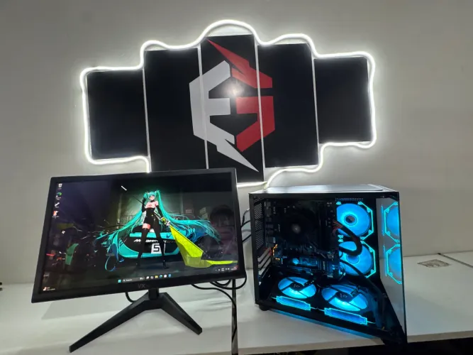 Pc Gamer Ryzen 5 3400g + 16gb de memoria + fonte de 500w