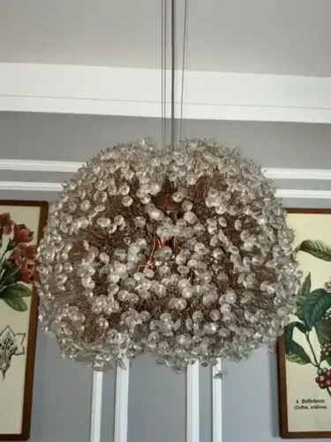 Lustre Pendente Lente de Leão Decorativo