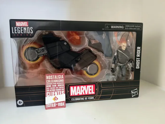 Motoqueiro Fantasma Ghost Rider Deluxe Marvel Comics 85 Anos Marvel Legends Hasbro