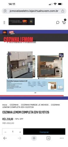 COZINHA COMPLETA LEMOM