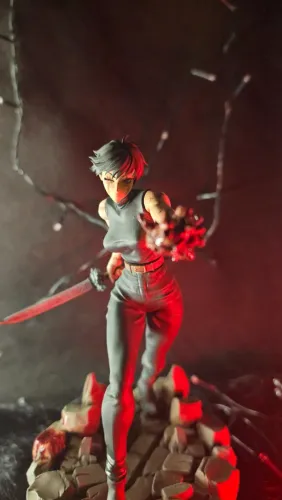 Figure Maki Zenin - Jujutsu Kaisen | Impressão 3D e Pintura Artesanal