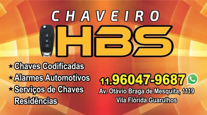 Chaveiro HBS Residencial e Automotivo