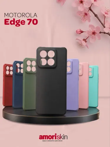 Capa Motorola Edge 70 - Silicone Aveludada