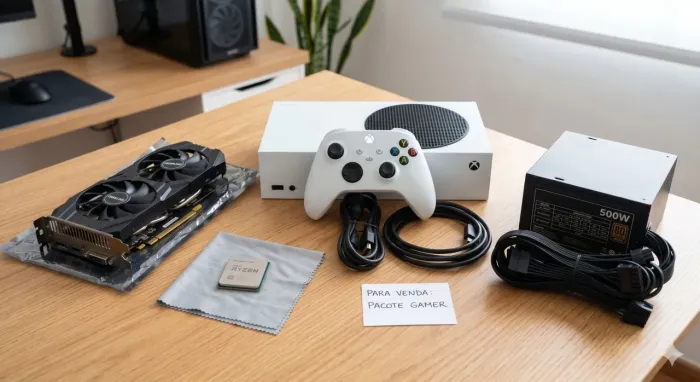 Xbox Series S + Placa GTX 1650 + Ryzen 5 + Fonte 500W