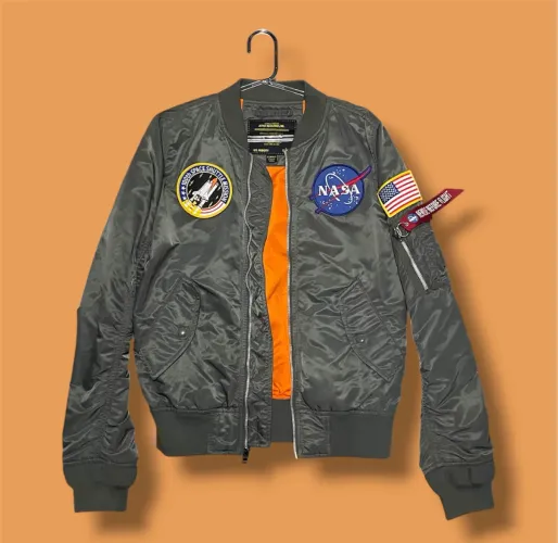 Jaqueta bomber importada Alpha Industries MA-1 NASA