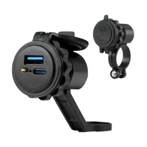 Carregador USB / USB-C para moto