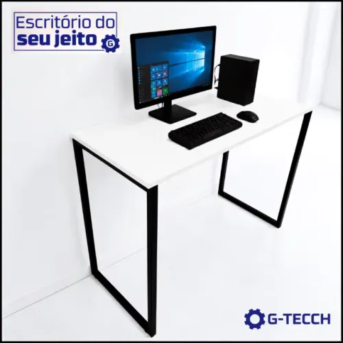 Mesa de Escritório 1m NOVA Escrivaninha Multiuso Industrial para Notebook Computador Gamer