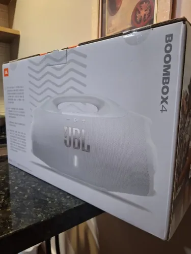 Jbl Boombox 4, Caixa De Som Bluetooth, 210w Branca, Ip68 Branca