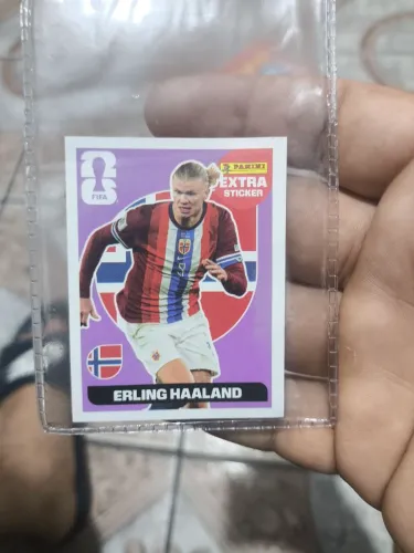 Figurinha EXTRA STICKER LEGEND Haaland BORDÔ 