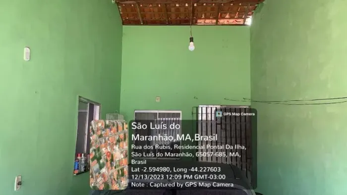 Casa 80m² com Terreno 93m² | São Luís-MA | Pontal da Ilha - 3 Qts, 1 Banheiro e 1 Vaga - F