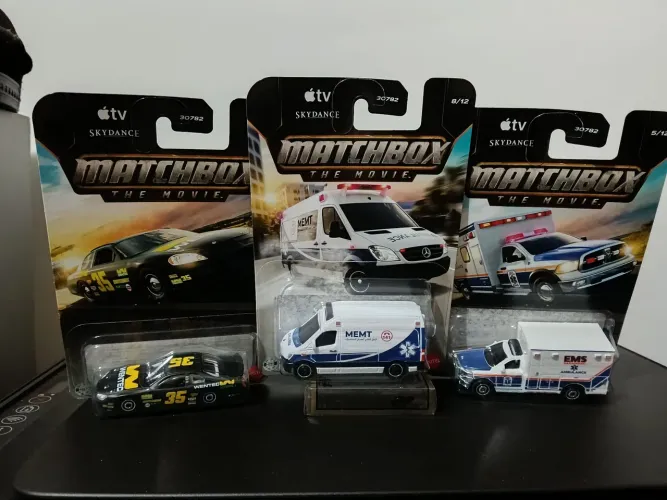 Pack Matchbox the movie 3 peças