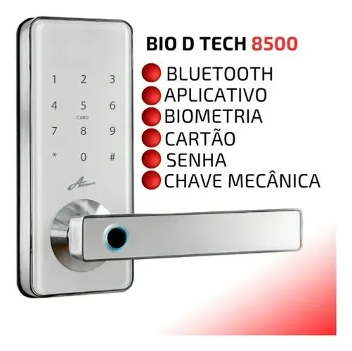 Fechadura eletrônica biotec.