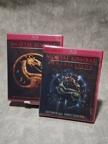 2 Filmes Bluray Original Mortal Kombat Aniquilação Importados