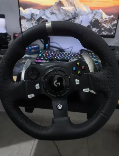 Volante Logitech G920 + Câmbio - Xbox e Pc