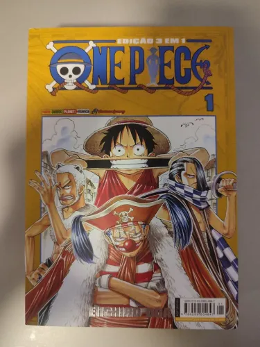 Livro 3 em 1 one piece vol 1